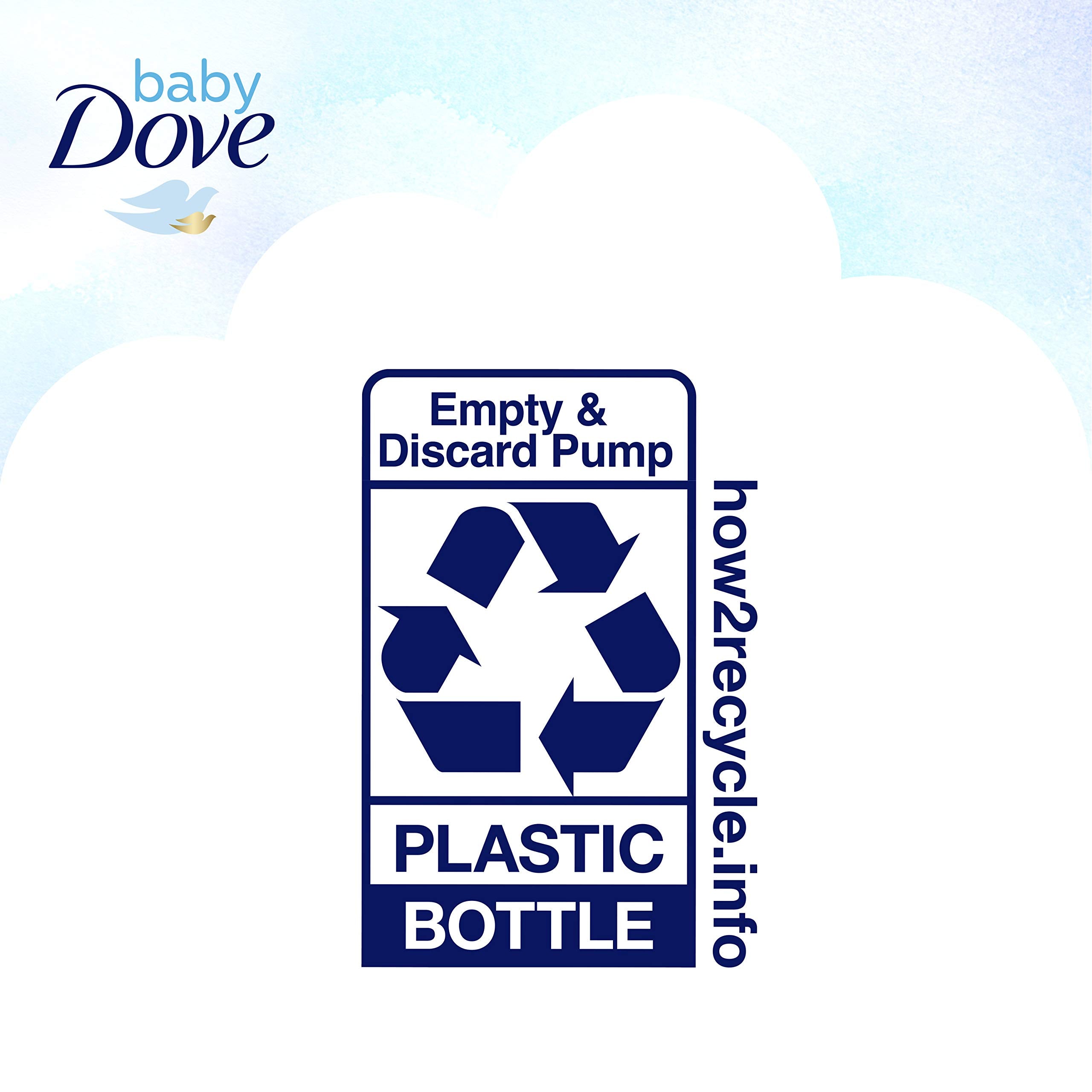 Baby Dove Fragrance-free variant label communicates fragrance-free option for extra sensitive skin.