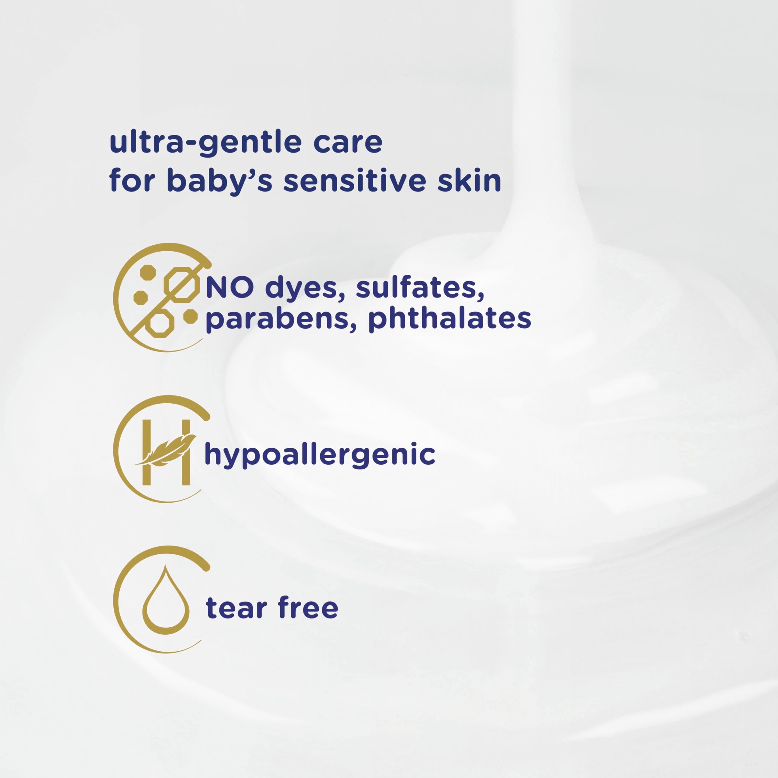 Baby Dove Prebiotic-moisture illustration highlights replenishing natural skin moisture.