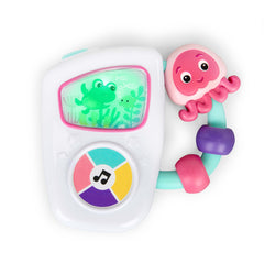 Baby Einstein bead chaser rings promote fine motor exploration.