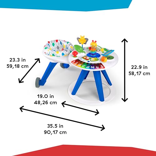 Wipe-clean surfaces from Baby Einstein for quick cleanup