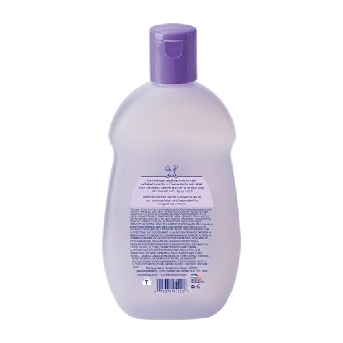 Baby Magic Calming Bath chamomile lather provides gentle cleansing with a calming aroma.