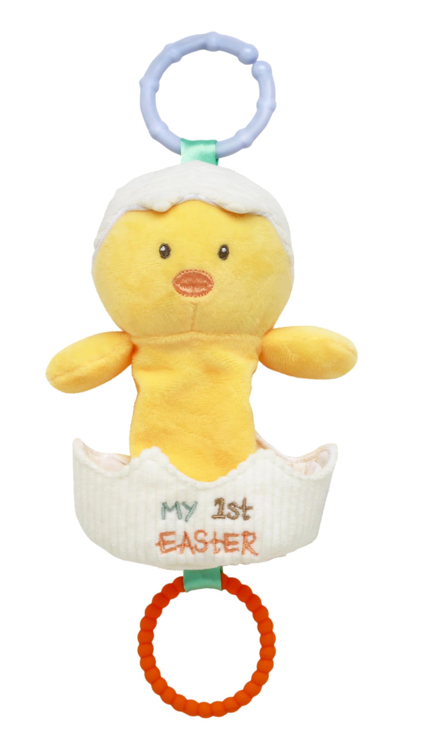 Baby Starters Magic Years Easter Egg Rattle: pull-to-jiggle motion and gentle vibrations