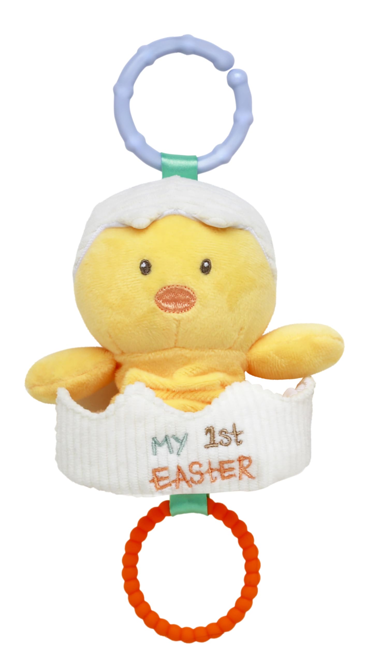 Baby Starters Magic Years Easter Egg Rattle: soft plush chick for engaging sensory play