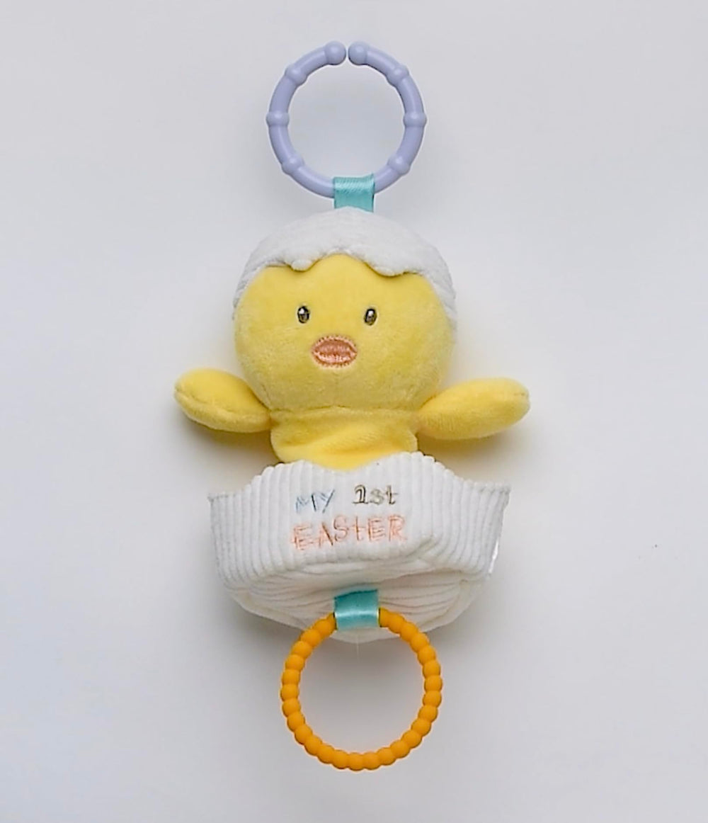 Baby Starters Easter travel hook rattle: stroller-ready design for on-the-go exploration