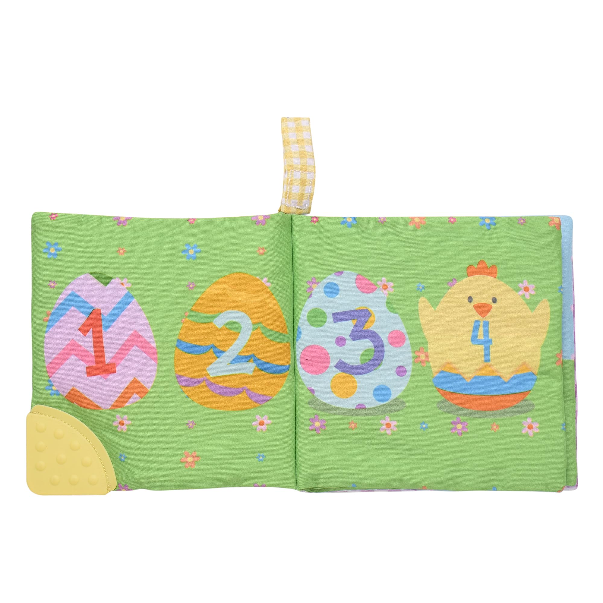 Baby Starters Magic Years teether corner provides soothing relief during early bonding moments.
