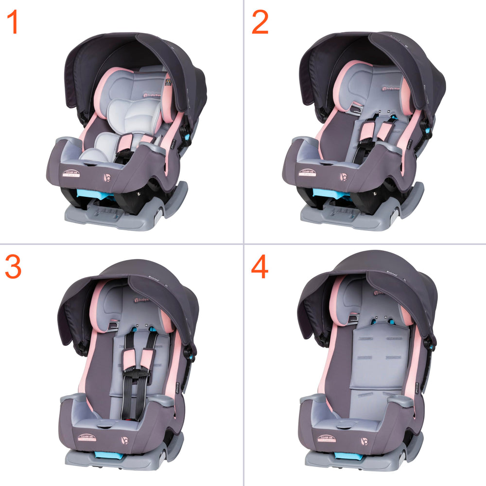 Baby Trend Cover Me Comfort Cabin padding adds plush support