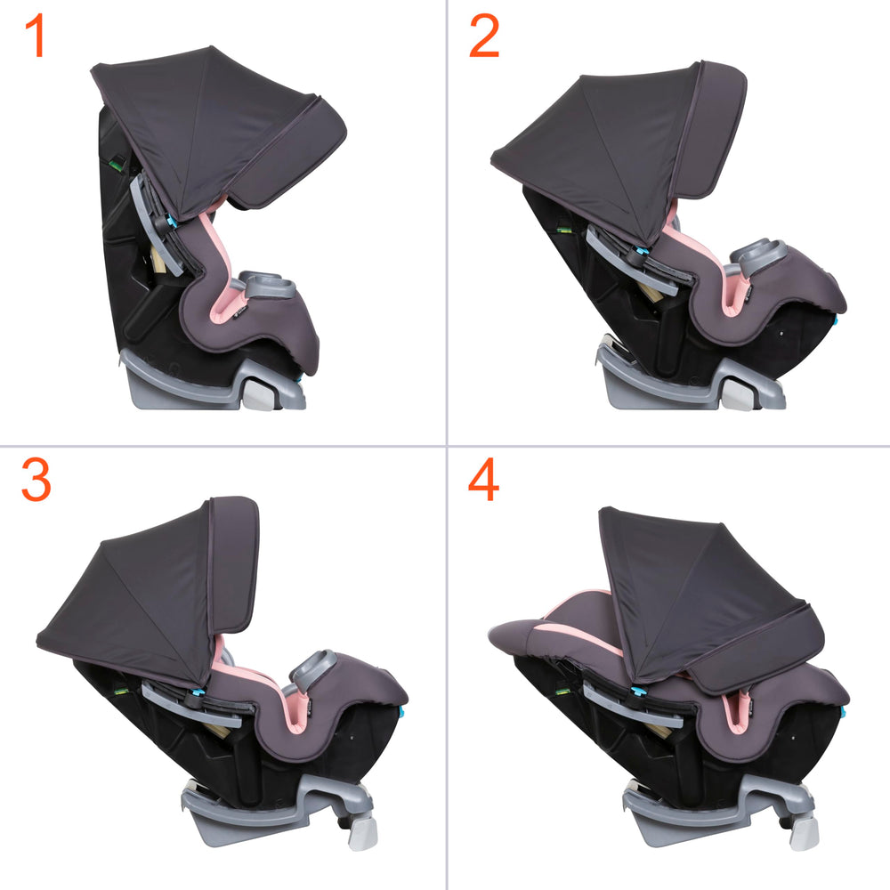 Baby Trend Cover Me deep cup holders for sippy cups and snacks