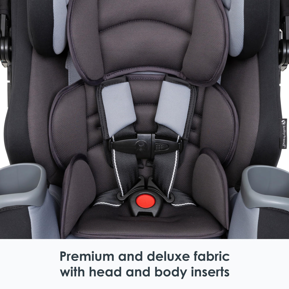 Baby Trend Cover Me rear-facing infant mode supports 4 18 lb