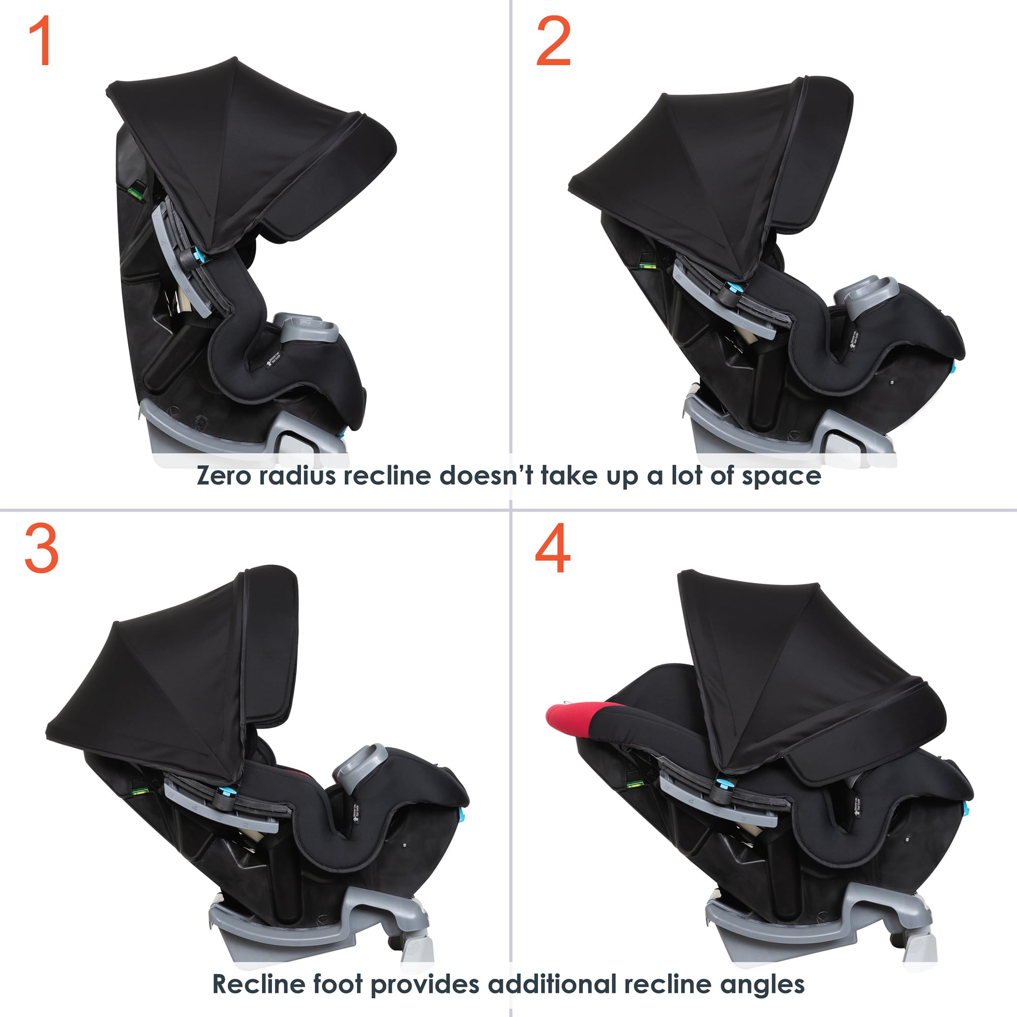 Baby Trend Cover Me seat adjustment guide for best fit