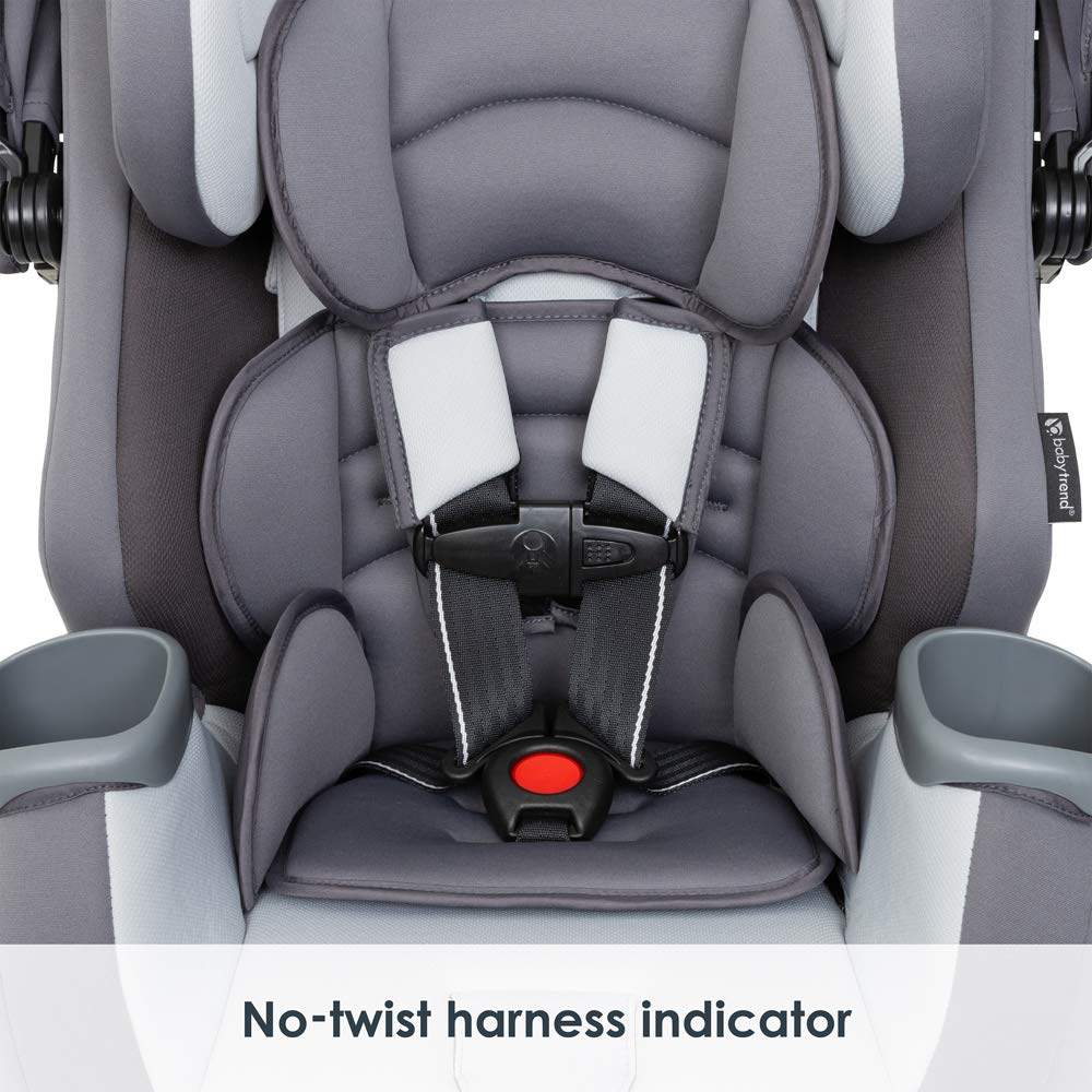 Seat fitting into various vehicle layouts with Baby Trend Cover Me Vespa