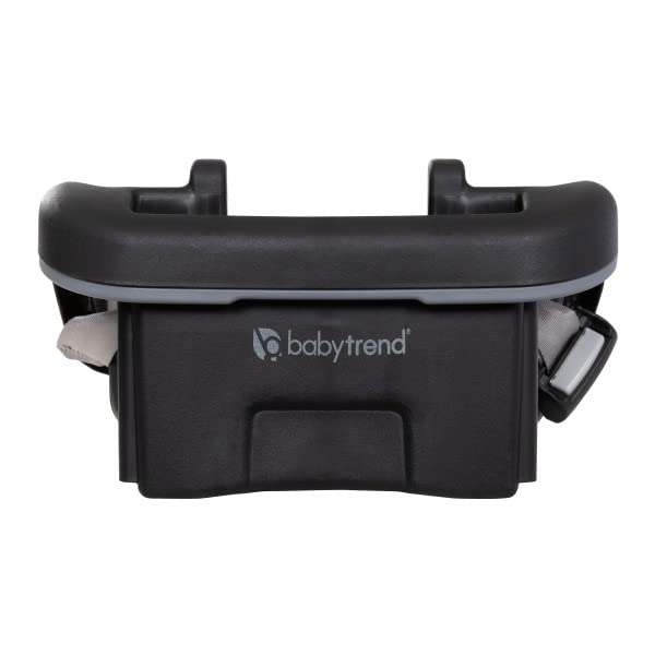 Lightweight base remains installed for easier car-to-car transfers.