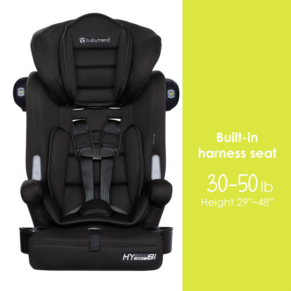 Baby Trend Hybrid SI booster seat cushioned seating for comfortable rides