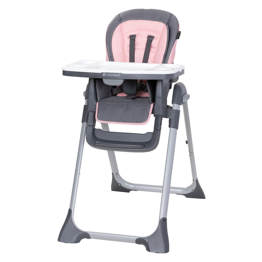 Baby Trend Sit Right 2.0 with dishwasher-safe tray for easy cleanup
