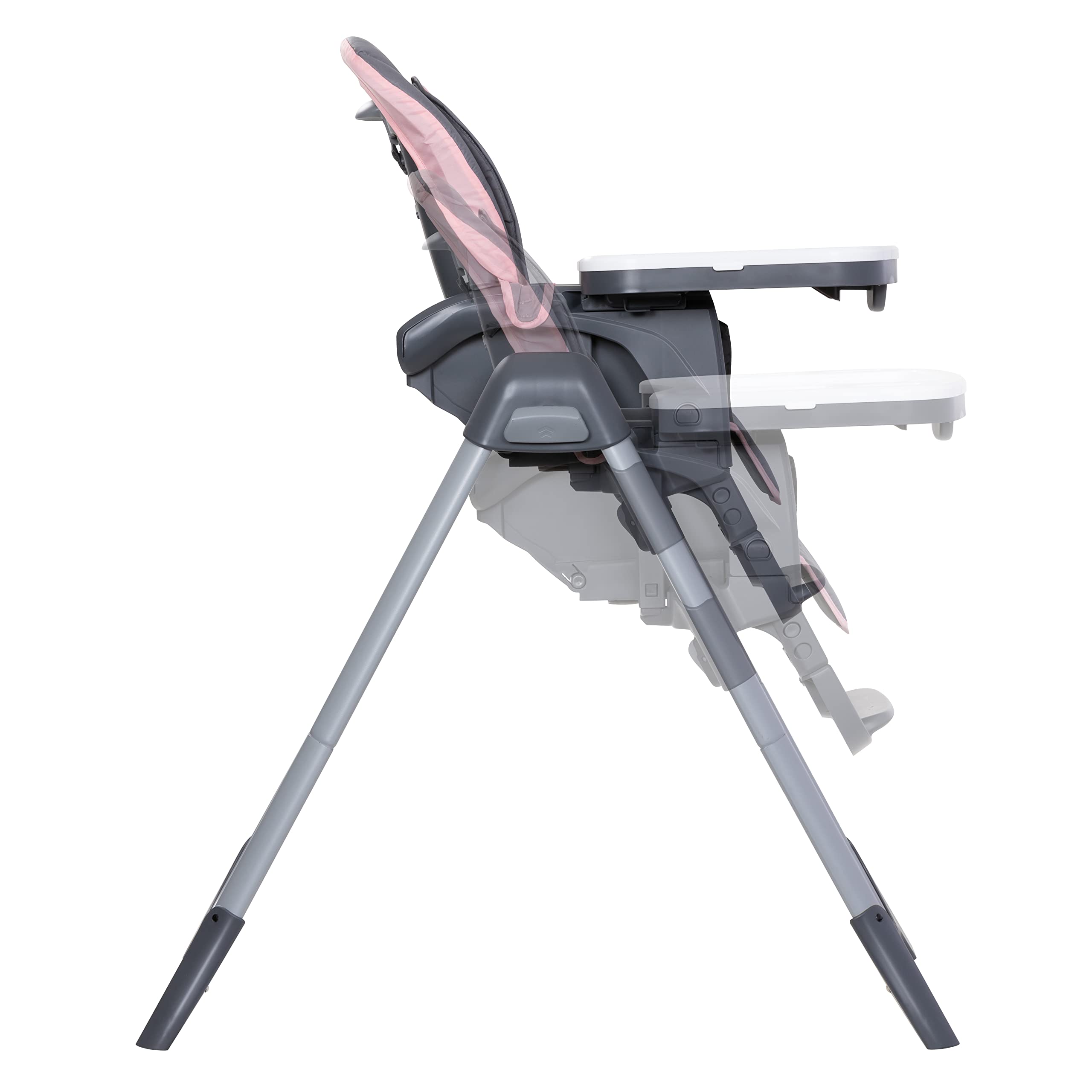 Baby Trend Sit Right 2.0 folds for compact storage after meals