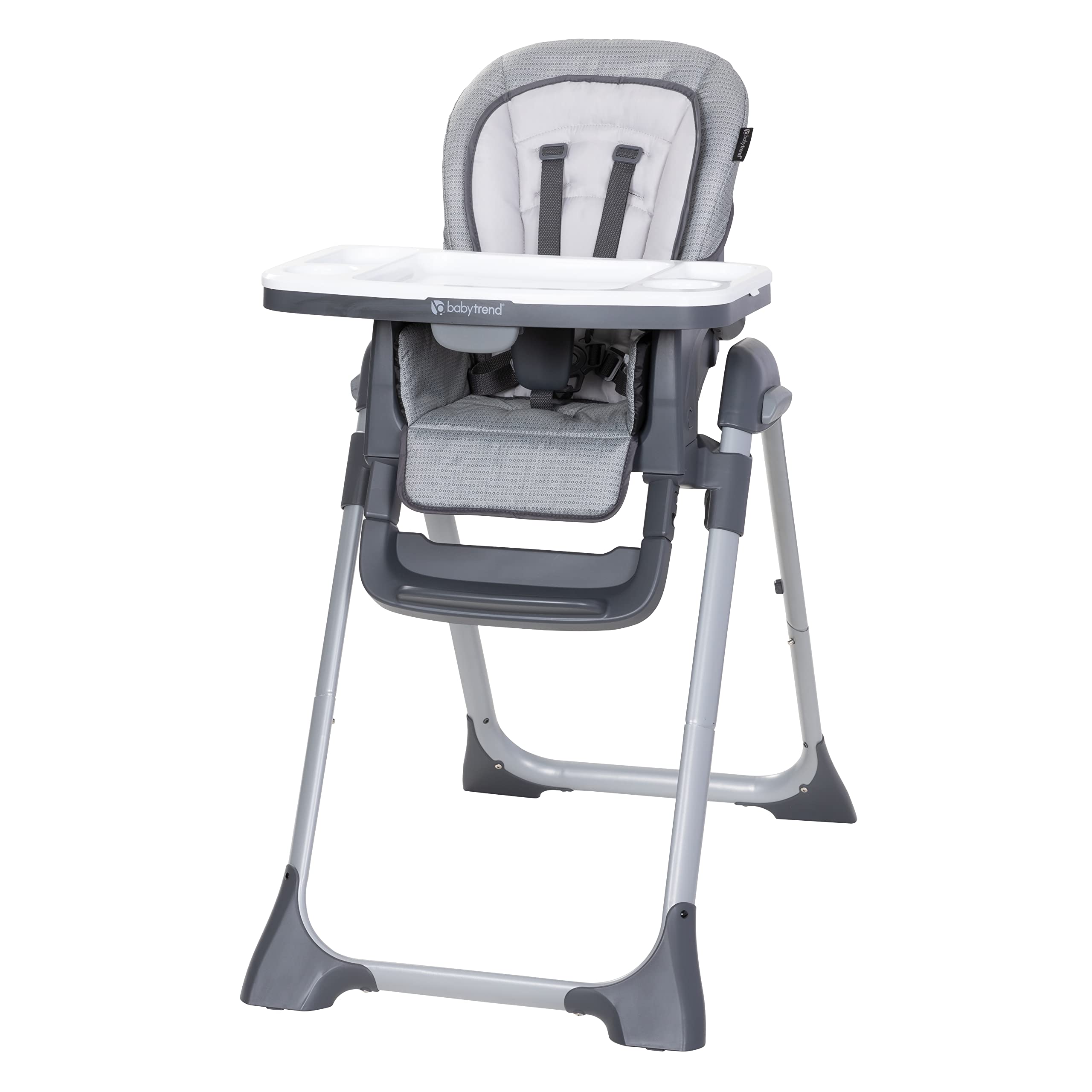Baby Trend Sit Right 2.0 high chair fully assembled for quick family mealtimes.