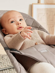 BabyBjörn Bouncer Bliss rocking action demonstrates natural, baby-initiated movement