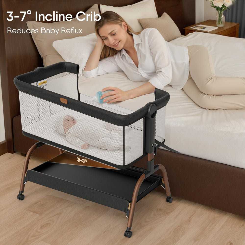 BabyBond bassinet breathable sheet keeps baby comfortable and dry overnight