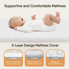 BabyBond six-height adjustable design fits most beds for easy access