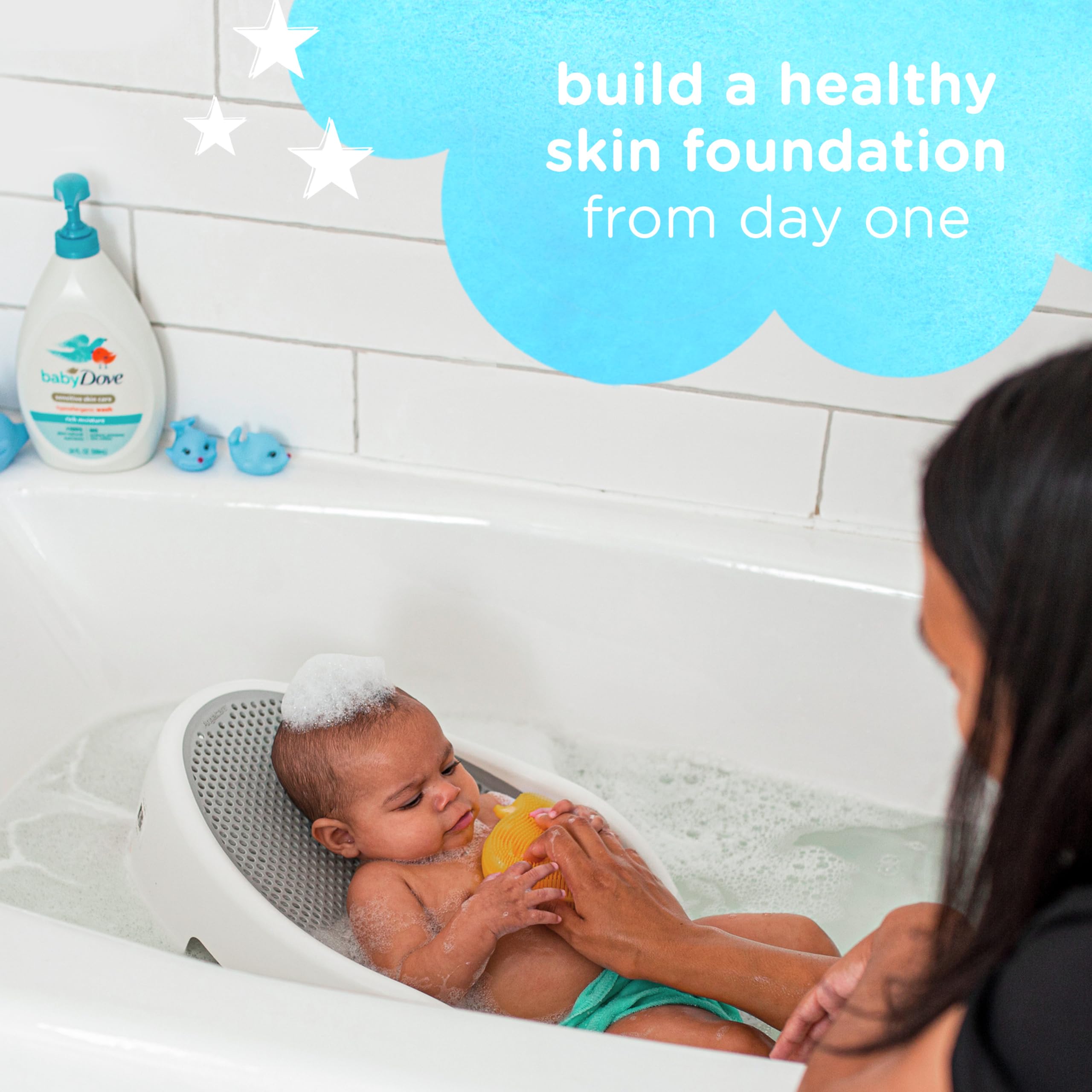 Creamy texture close-up emphasizing nourishing ingredients for baby skin