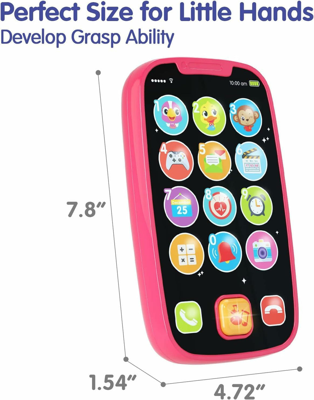 BABYFUNY durable shatterproof construction withstands tosses.