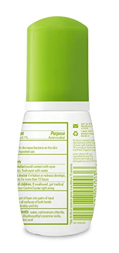 Babyganics fragrance-free sanitizer protects hands without overpowering scents