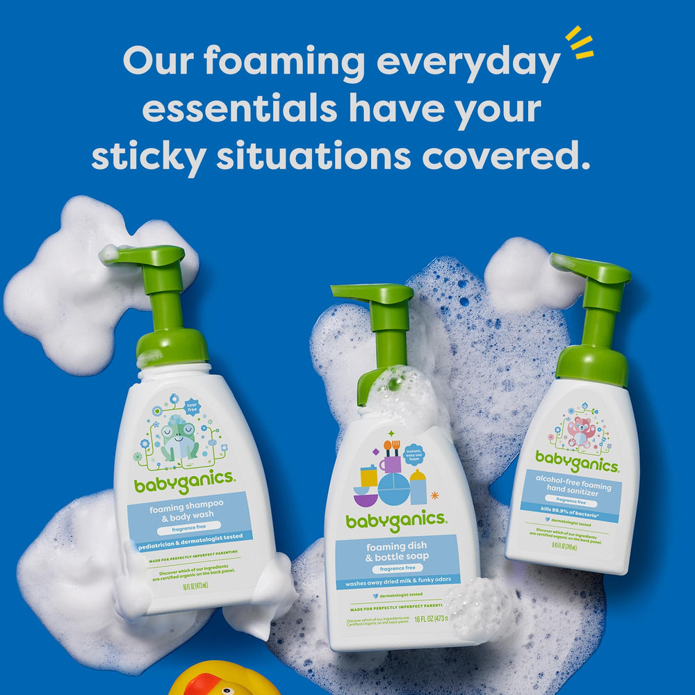 Babyganics cruelty-free sanitizer not tested on animals.