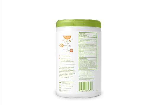 Close-up of Babyganics Mandarin wipes showing moisture for gentle cleansing