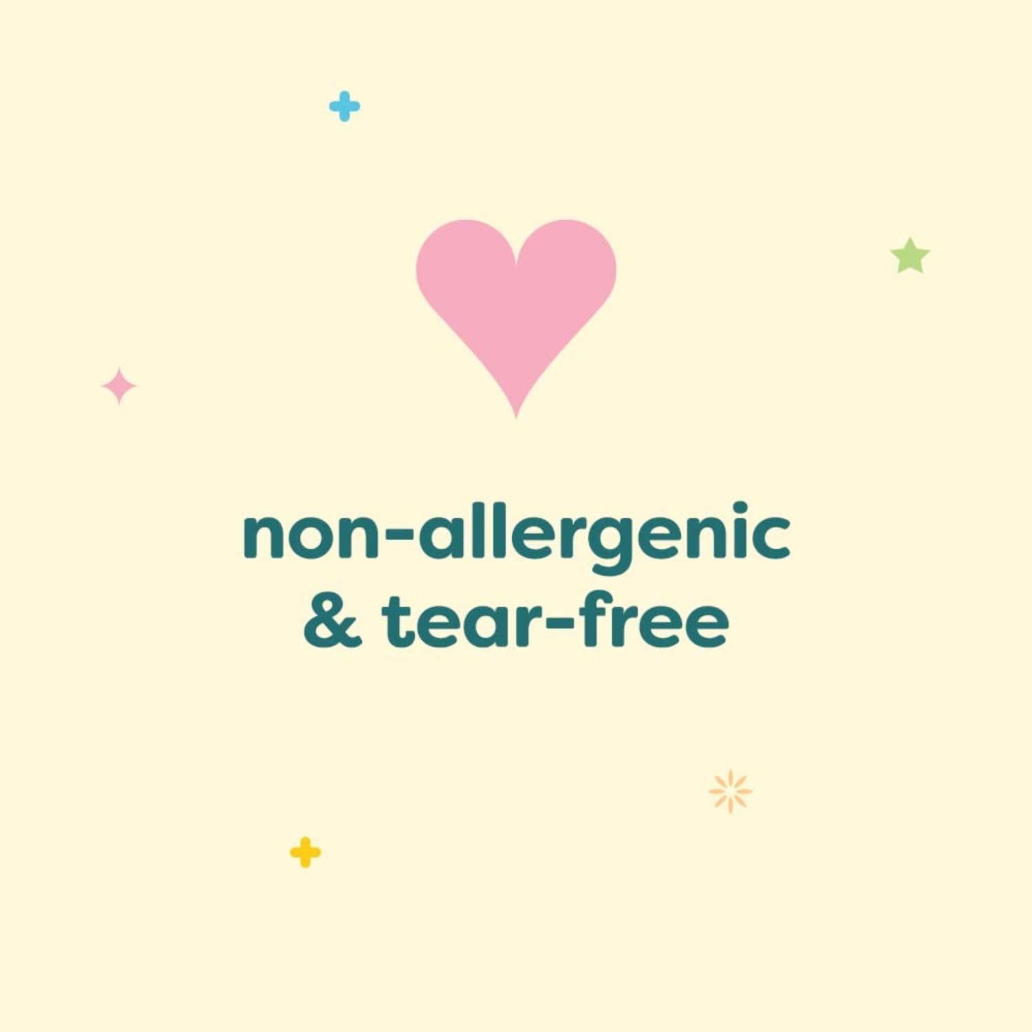 Babyganics thick foam cleanses from head to toe during bath time.