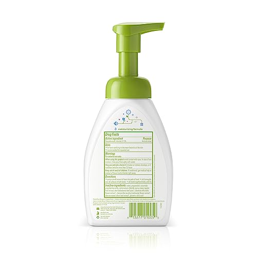 BabyGanics pediatrician-tested sanitizer bottle with gentle foam suitable for sensitive hands.