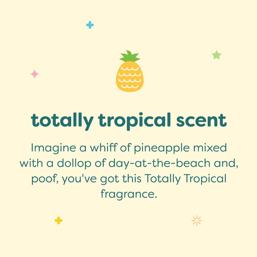Babyganics SPF 50 label highlights broad UVA/UVB protection for active kids.