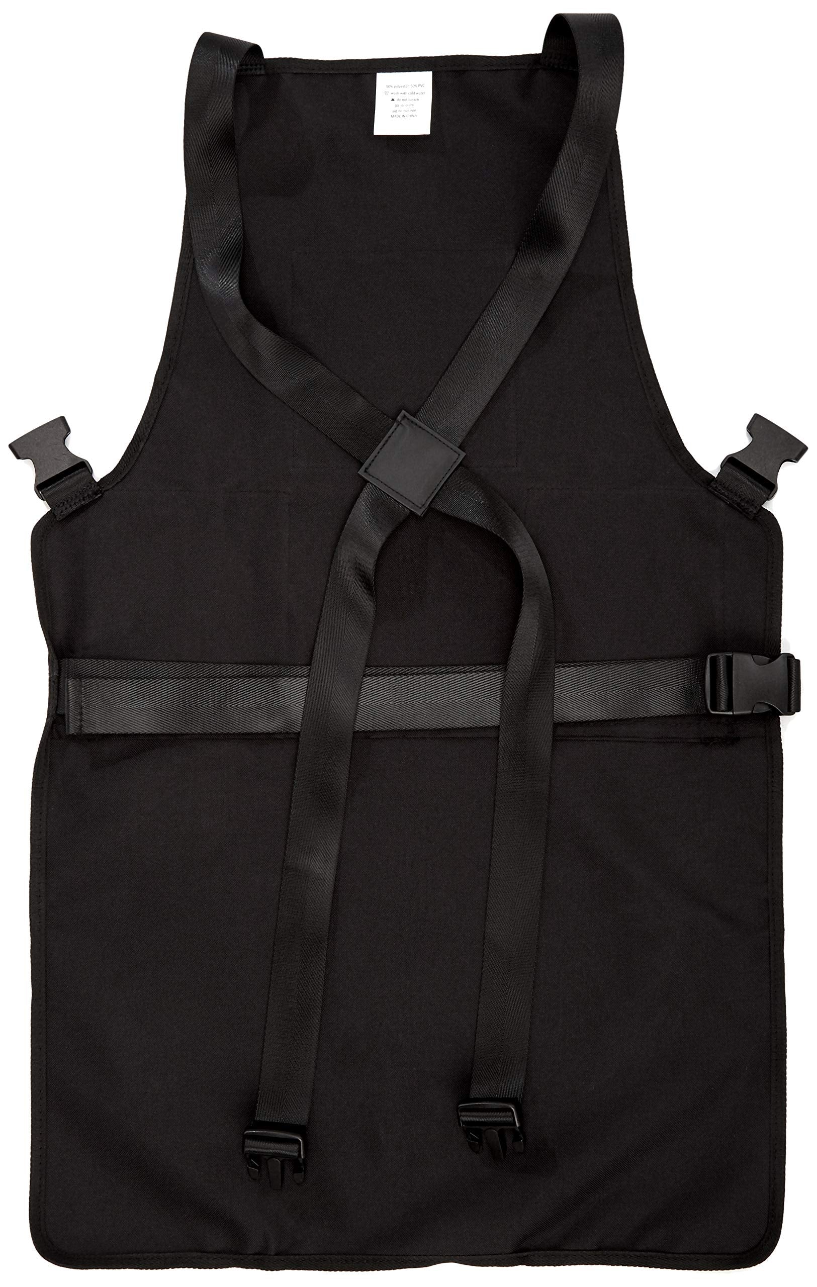 BaBylissPRO Barberology apron protecting clothing in chemical-rich environments.