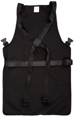 BaBylissPRO Barberology apron protecting clothing in chemical-rich environments.