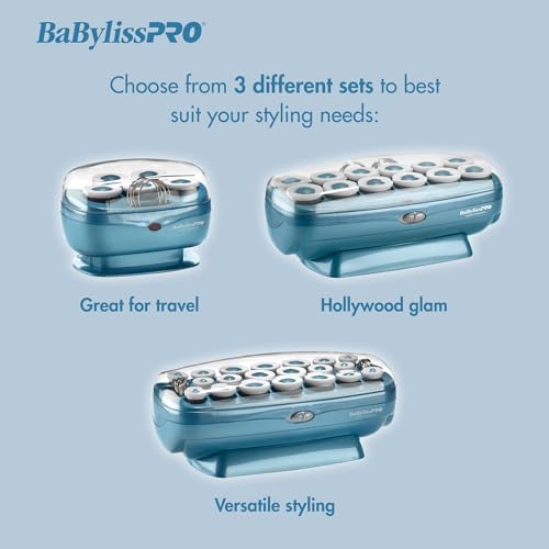BaBylissPRO butterfly clips secure rollers for consistent styling