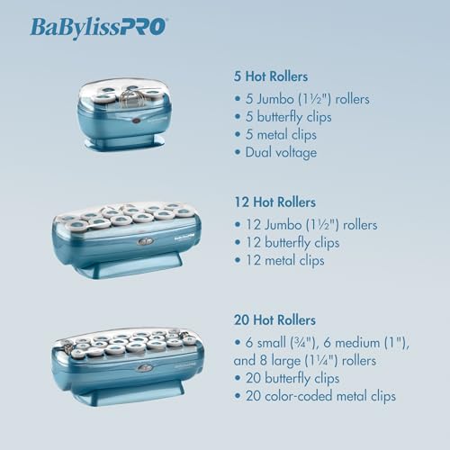 BaBylissPRO color-coded metal clips help quick, organized setup