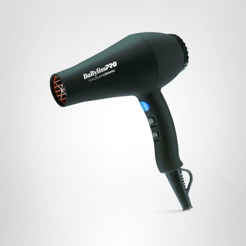 BaBylissPRO ionic ceramic technology helps reduce static and add shine.