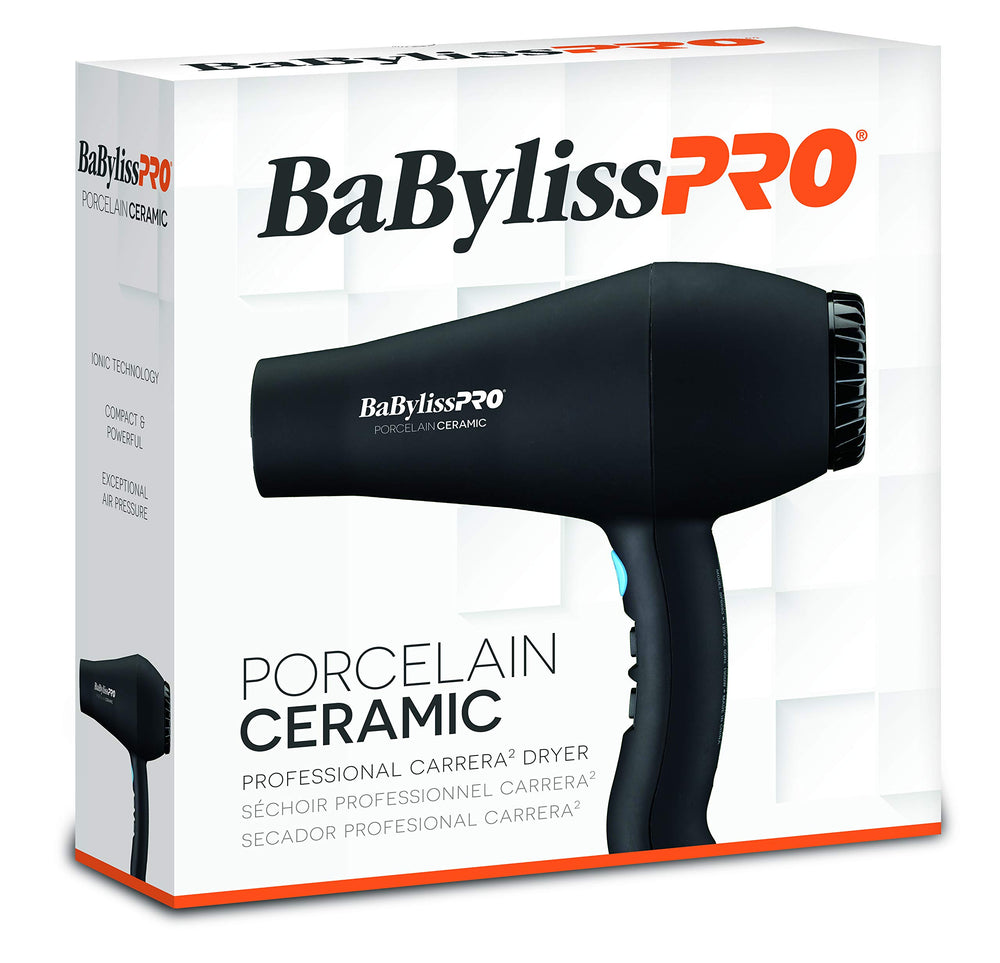 BaBylissPRO six heat and speed settings for precise styling control.