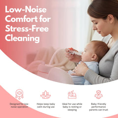 BabySmile S504 detachable parts for quick cleaning between uses.