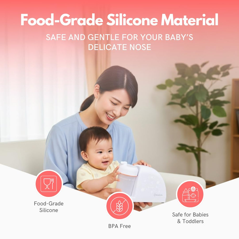 BabySmile S504 washable parts ensure clean readiness for daily use.