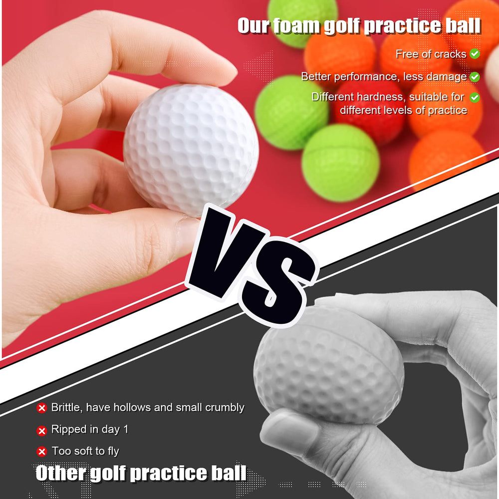 Bac-kitchen foam golf ball multi-color in hand for grip practice