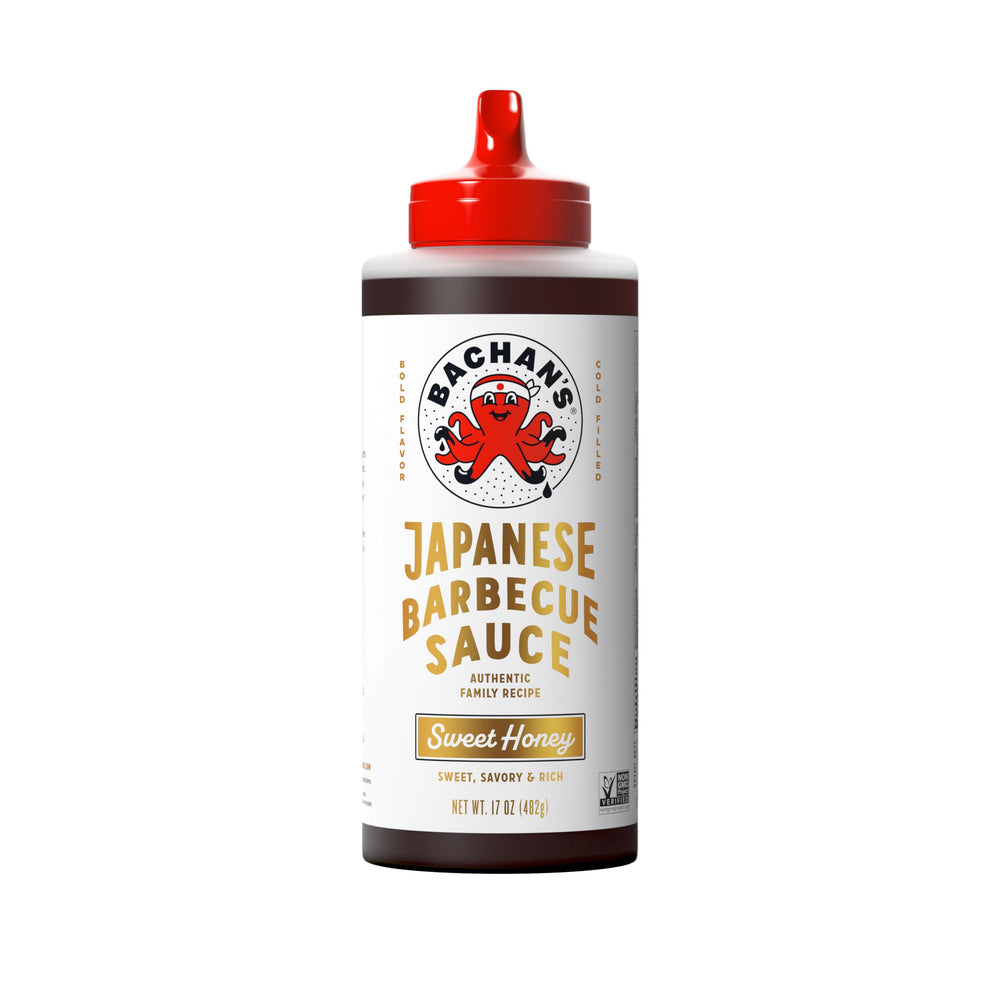 Bachan's Japanese Barbecue Sauce bottle offers a savory-sweet glaze for wings and ribs.