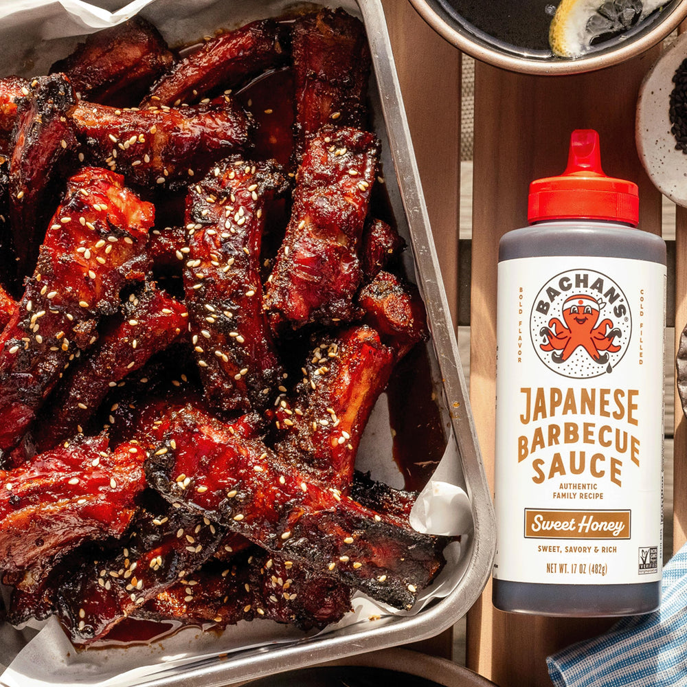 Bachan's sauce on noodles creates a restaurant-worthy profile.