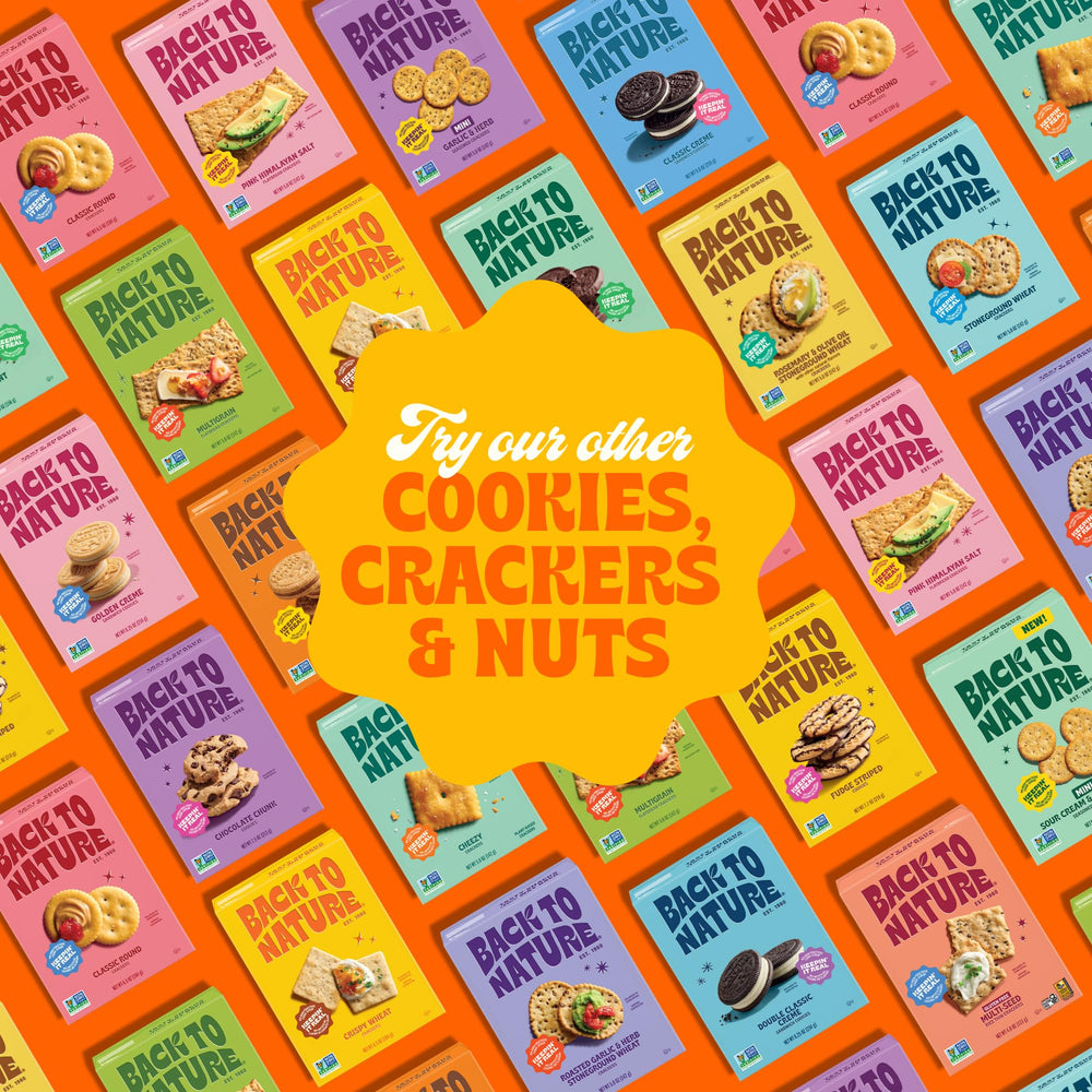 Back to Nature Fudge Mint Cookies for dipping, milk-friendly pairing.