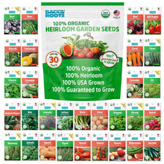 Back to the Roots seed bundle packaging for spring planting and easy garden setup.