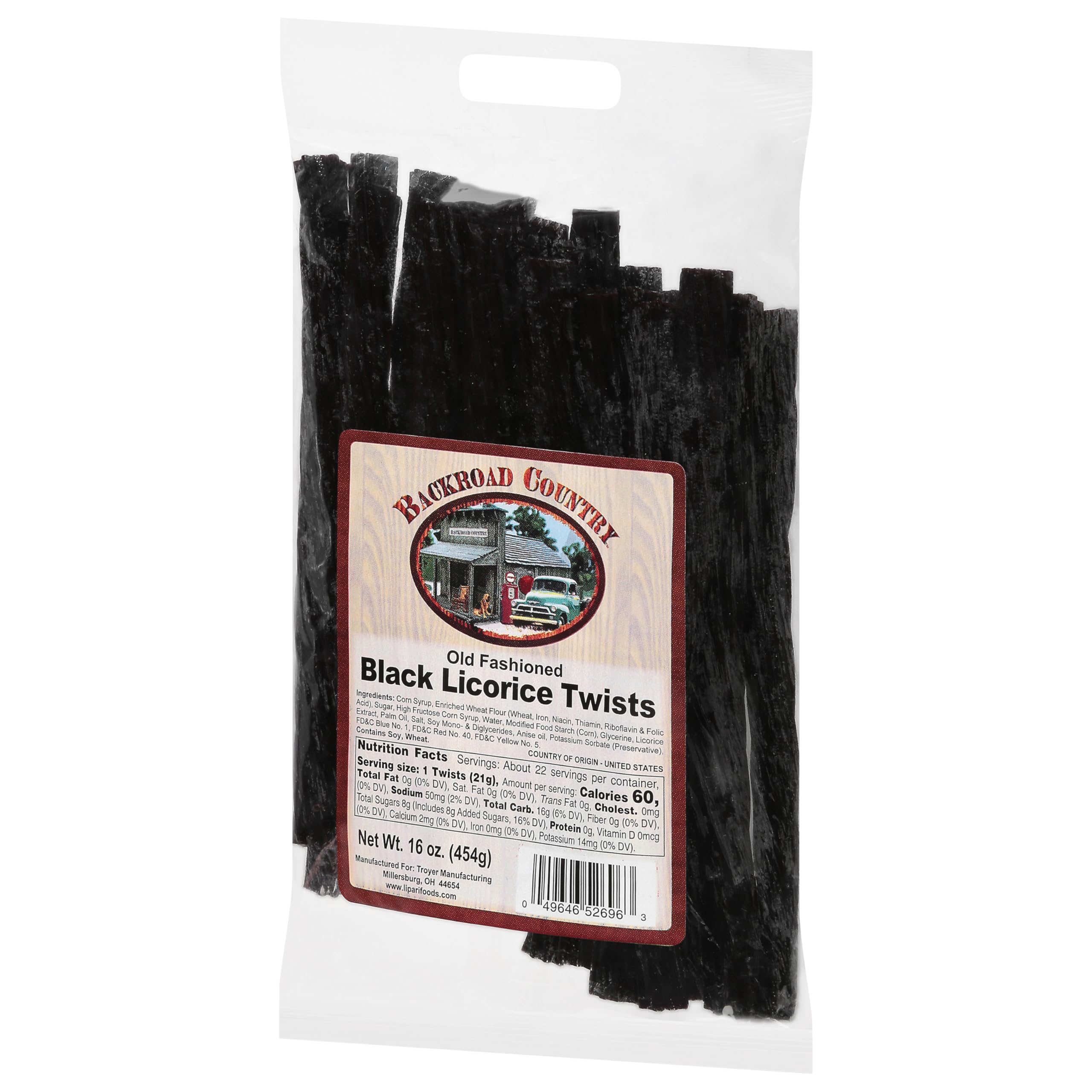 Backroad Country old-fashioned licorice closeup captures classic flavor appeal.