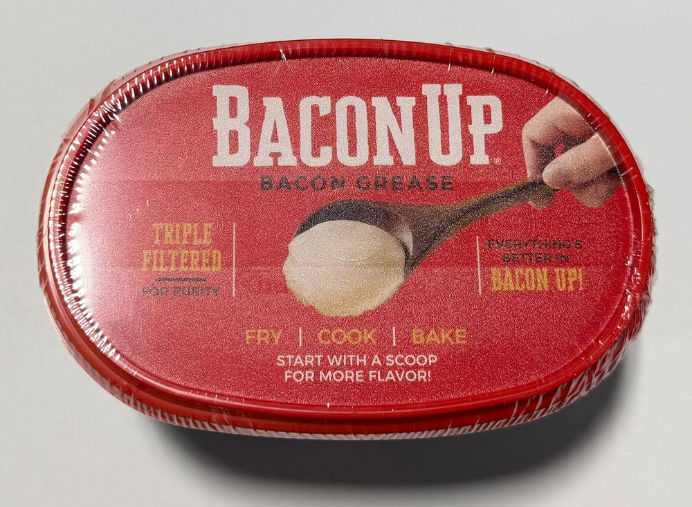 Bacon Up bacon grease baking image highlights even browning for baked dishes.