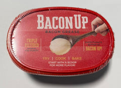 Bacon Up bacon grease baking image highlights even browning for baked dishes.