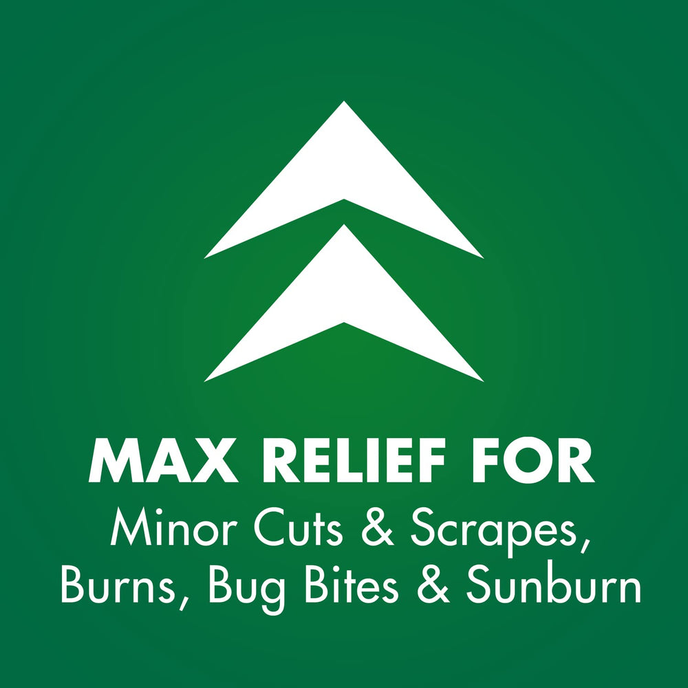 Bactine Max Dry Spray quick-dry action suitable for arms, legs, or heels.