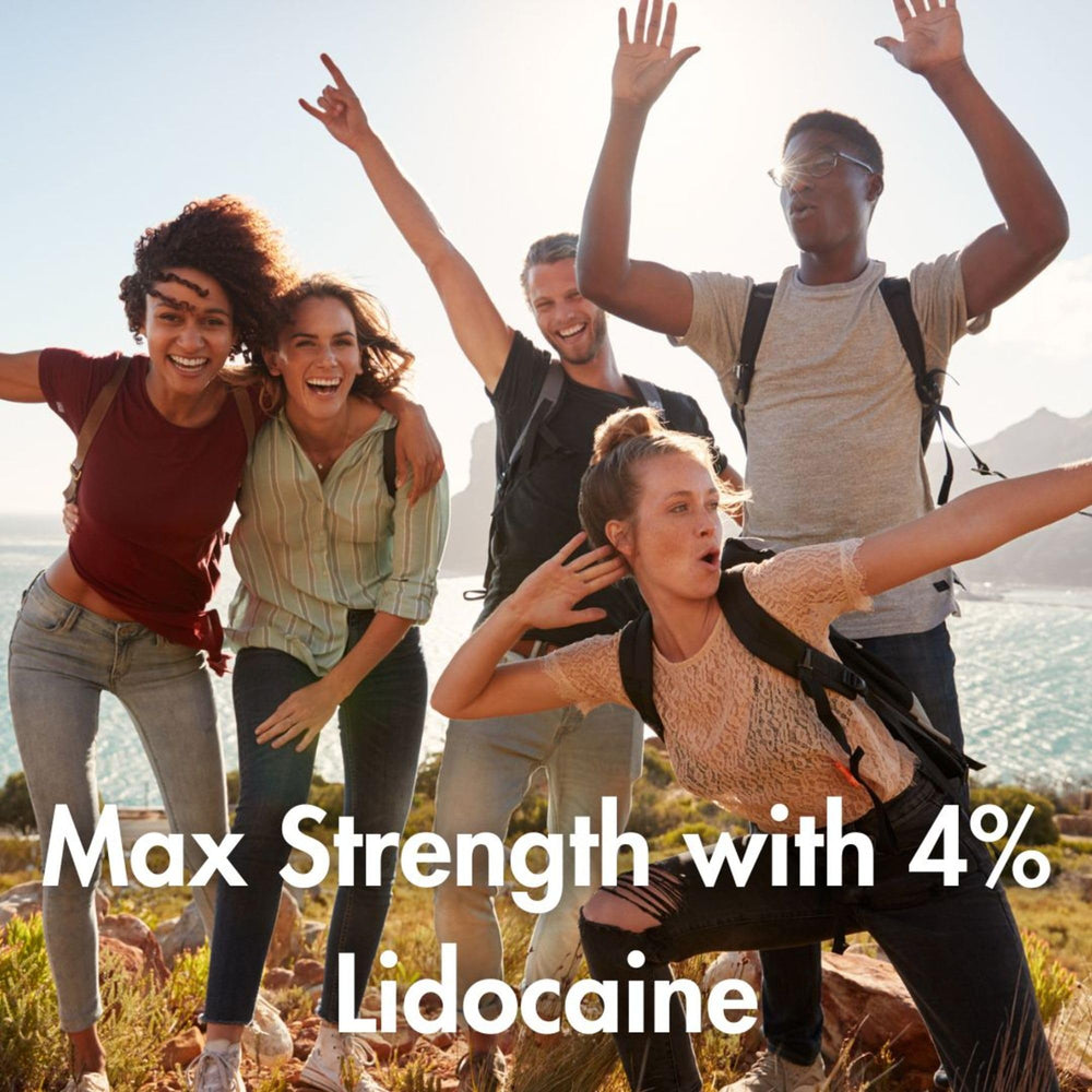 Bactine MAX no sting application demonstrates tear-free wound care.