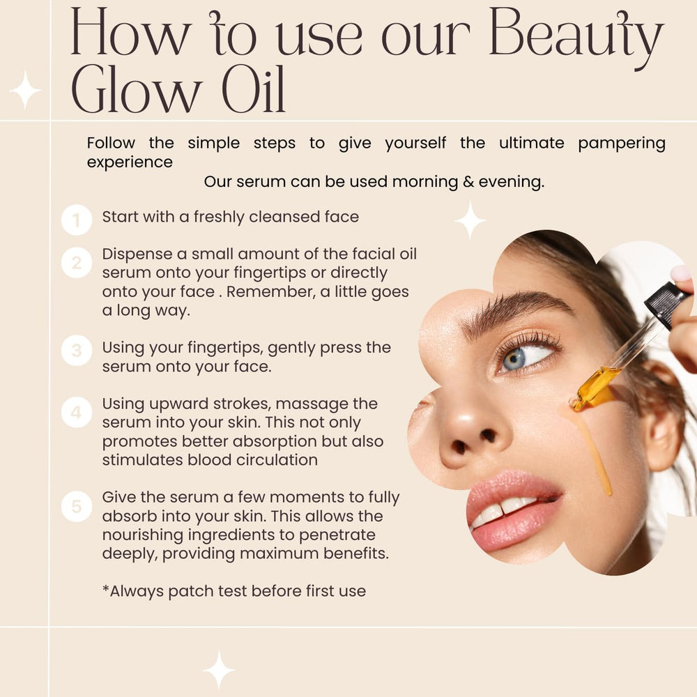 Bad Dog Beauty Glow Oil shown in a daytime skincare routine