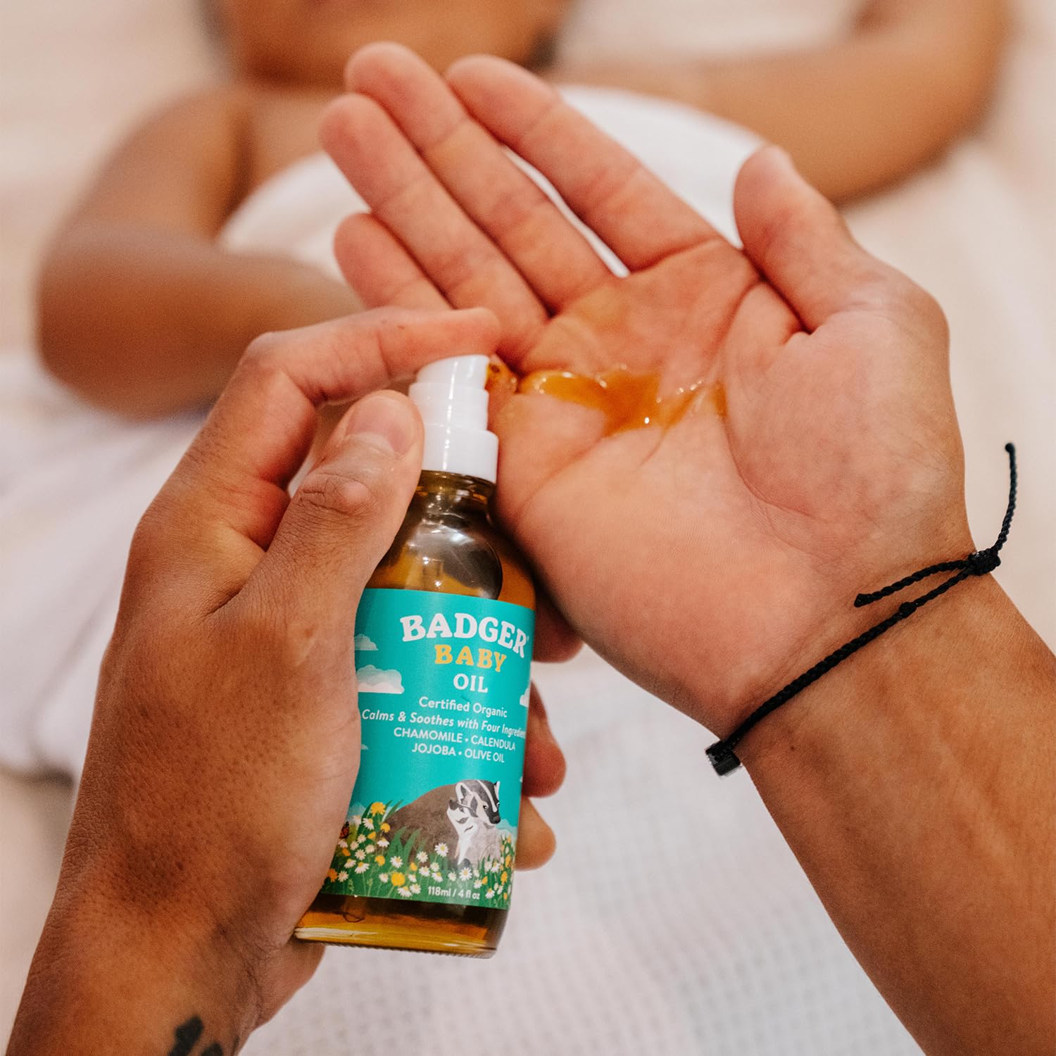 Badger Baby Oil cradle cap treatment highlight a gentle, caring approach.